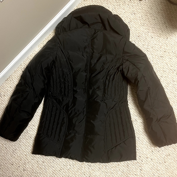 Larry Levine Black Women's Puffer Jacket - Picture 4 of 5